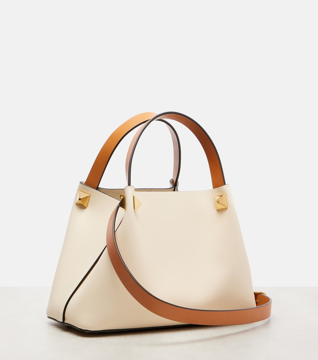 VLogo Small leather top-handle bag | Valentino Garavani