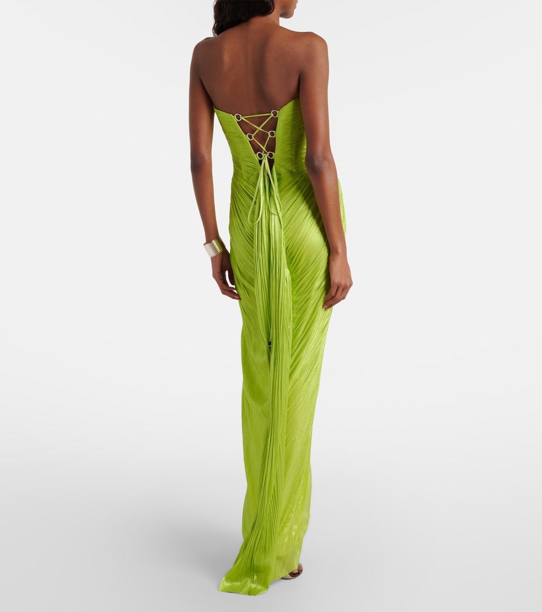 Stephanie silk tulle bustier gown | Maria Lucia Hohan