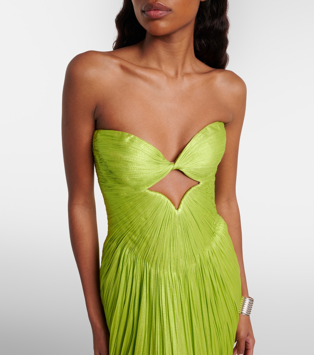 Stephanie silk tulle bustier gown | Maria Lucia Hohan