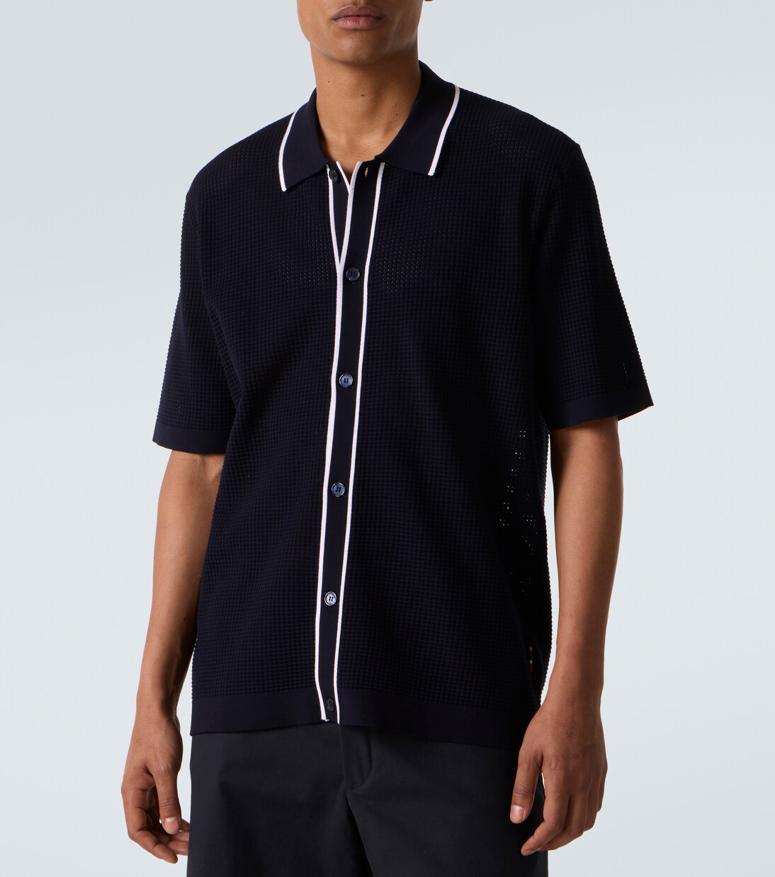 Roddy waffle-knit bowling shirt | Orlebar Brown