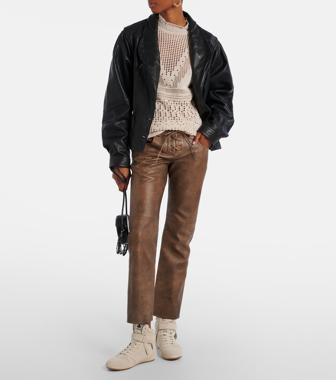 High-Top Sneakers Senny aus Veloursleder | Isabel Marant