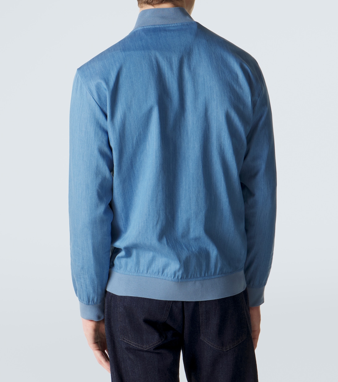 Denim bomber jacket | Kiton
