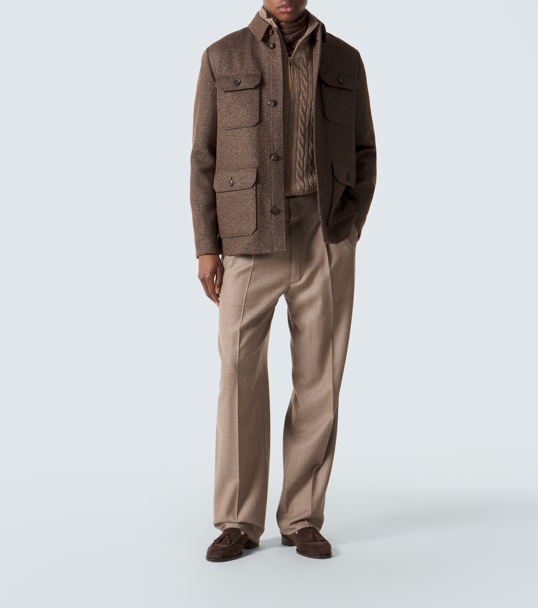 Gerade Hose Buxton aus Schurwolle | Loro Piana