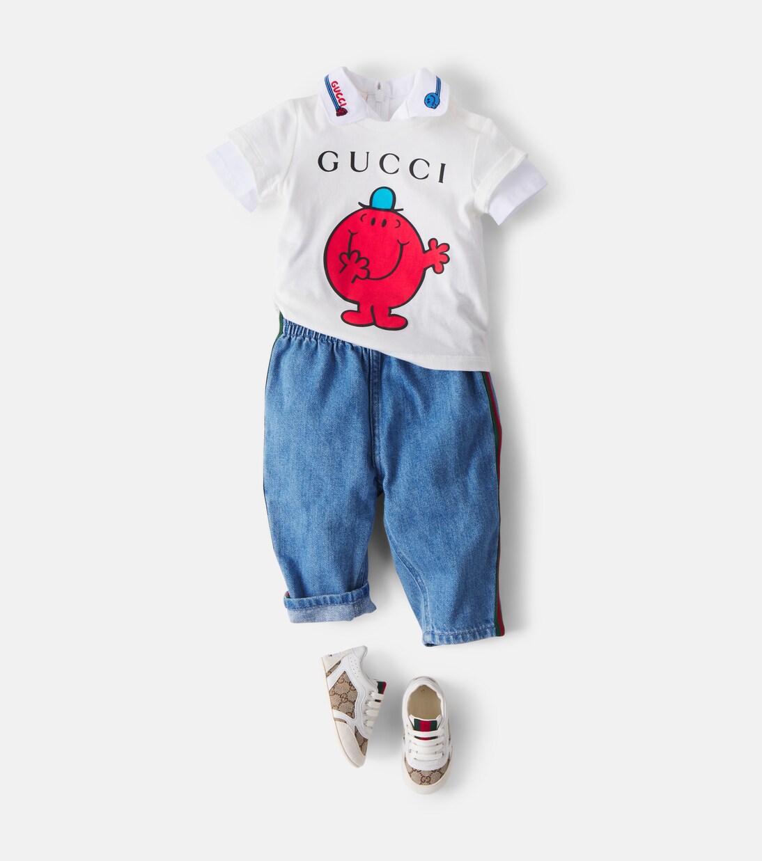 x Mr. Men Little Miss Baby cotton jersey T-shirt | Gucci Kids