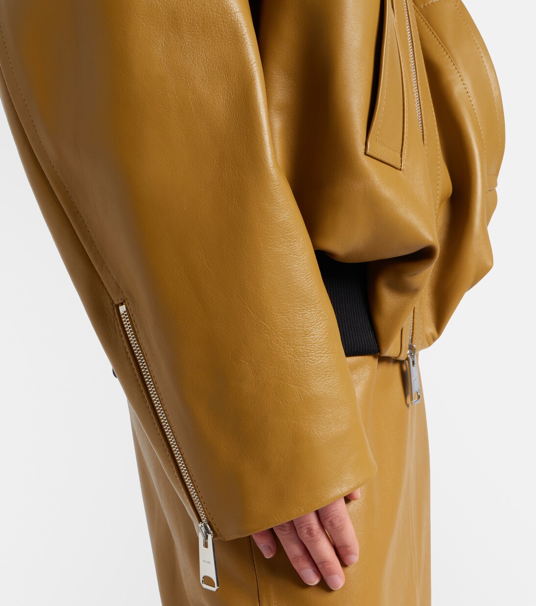 Chaqueta oversized de piel | Khaite