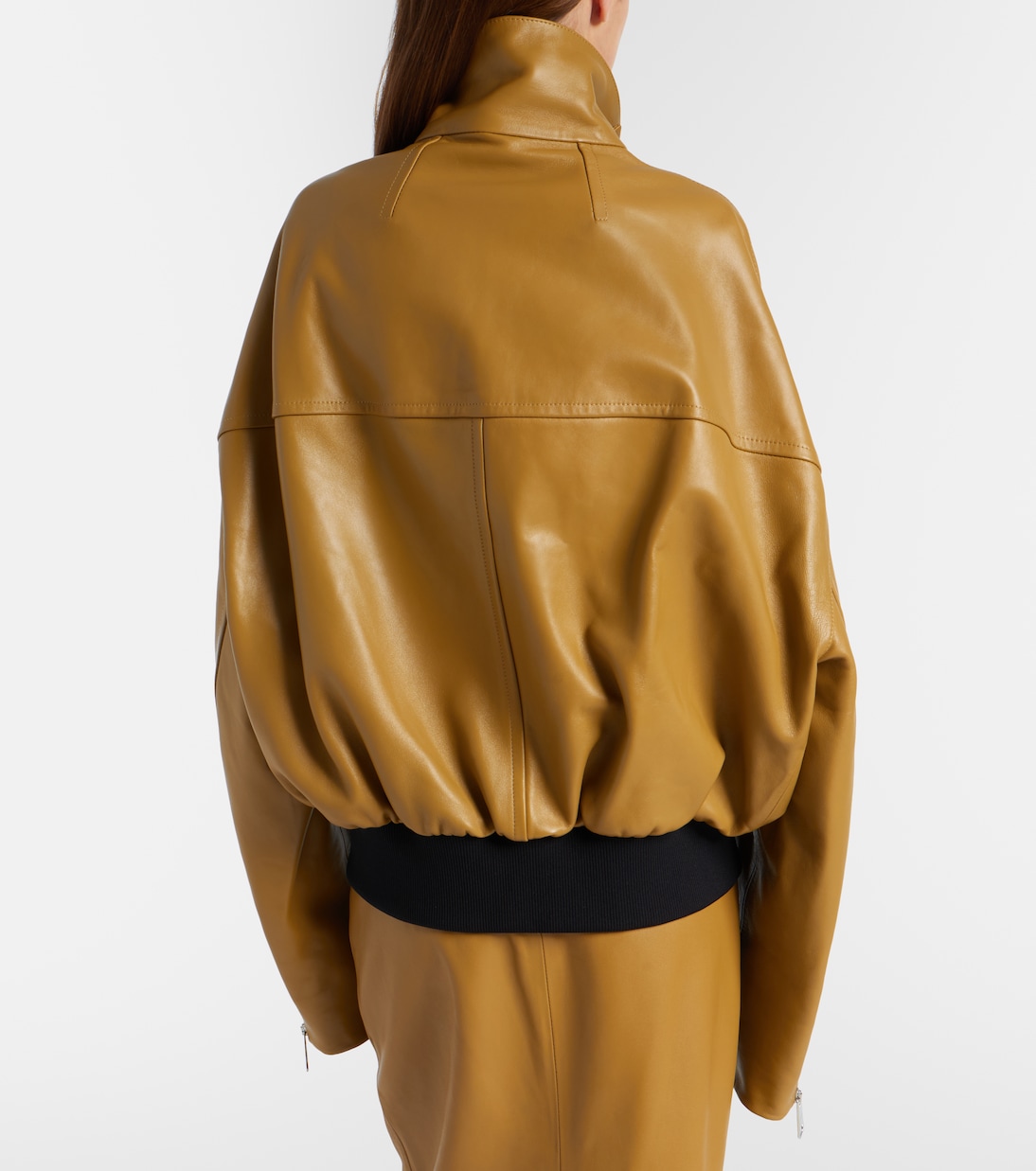 Chaqueta oversized de piel | Khaite