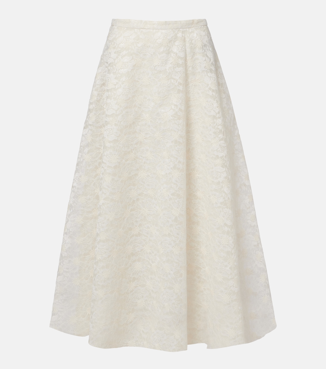 Avena embroidered midi skirt | Max Mara