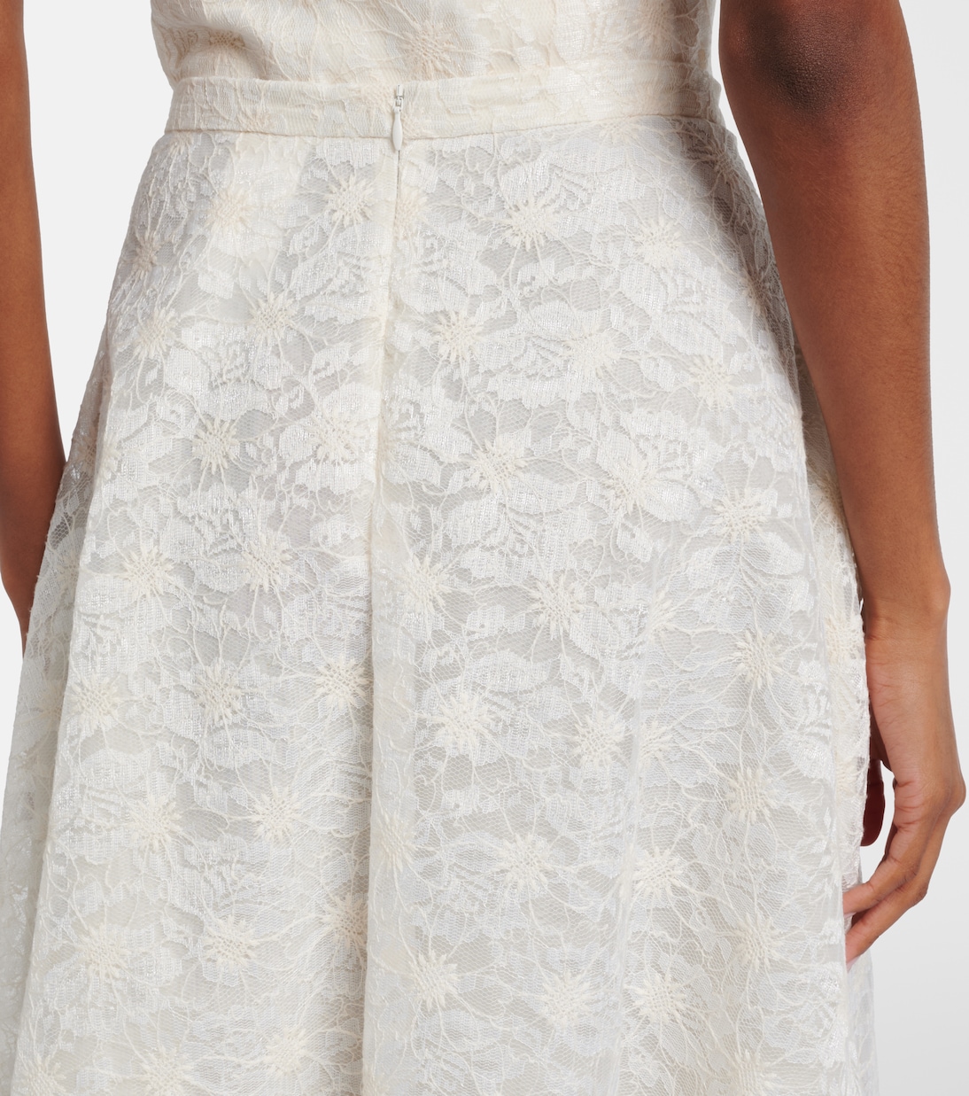 Avena embroidered midi skirt | Max Mara