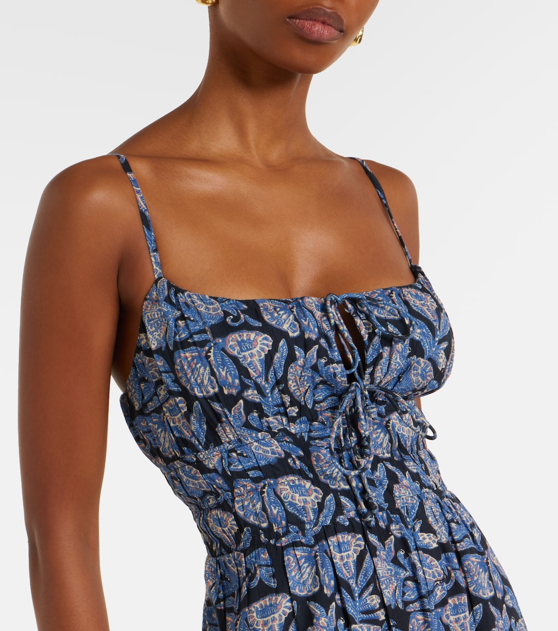 Vestido midi Aydin de mezcla de algodón | Ulla Johnson