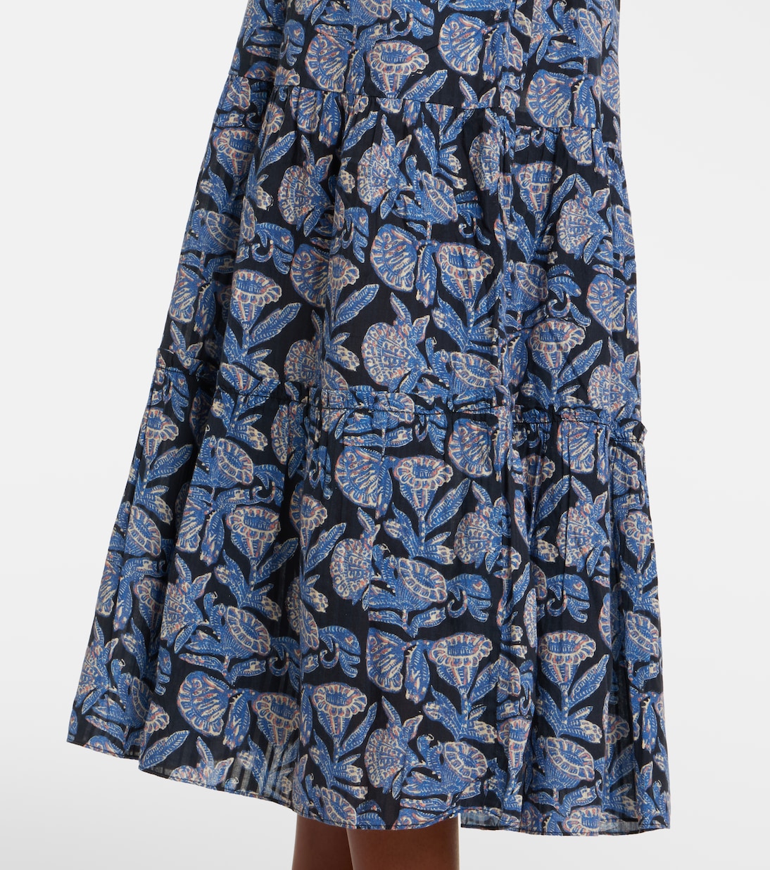 Vestido midi Aydin de mezcla de algodón | Ulla Johnson