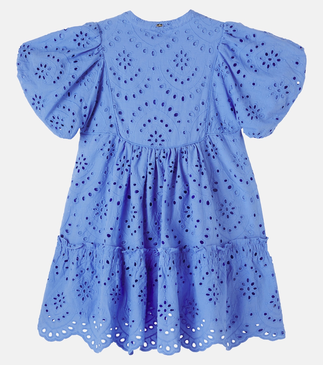 Robe Cruz brodée en coton | Poupette St Barth Kids