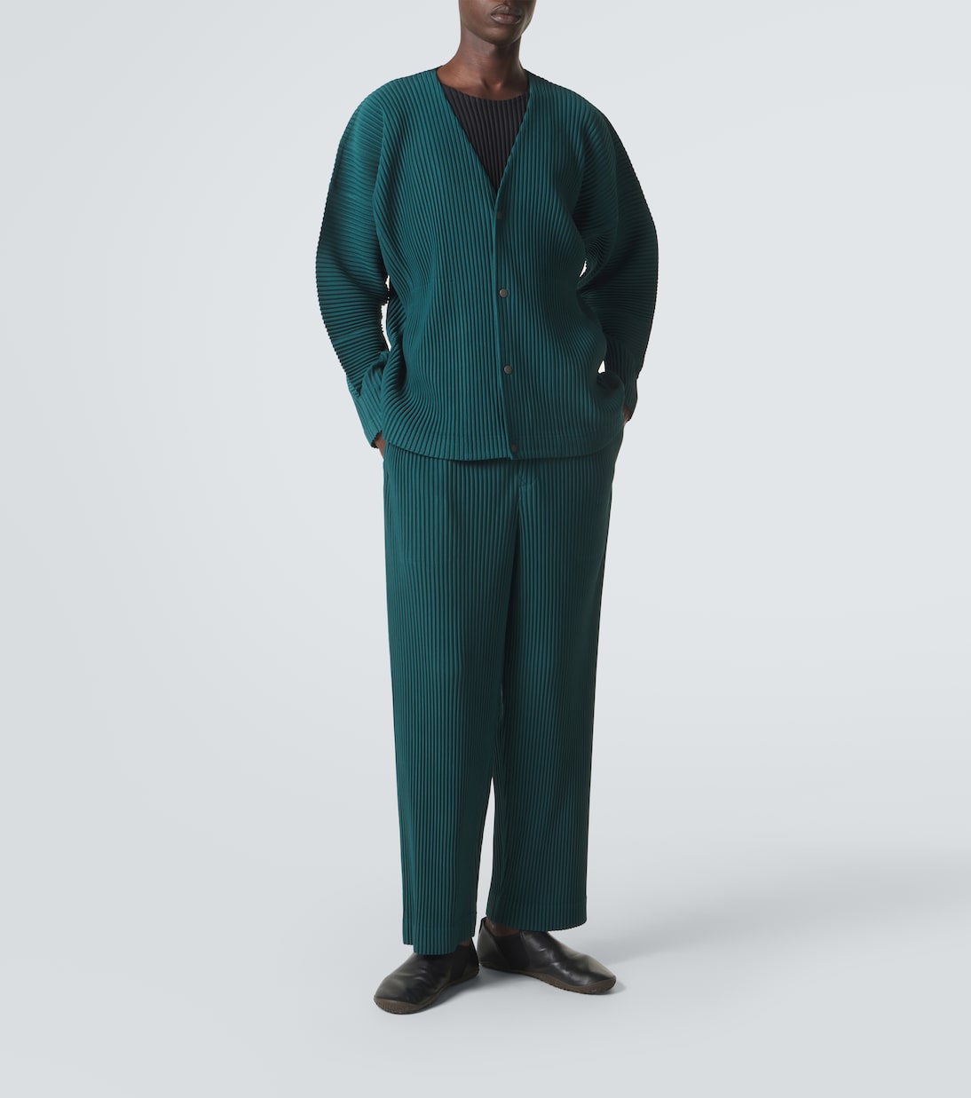 Color Pleats straight pants | Homme Plissé Issey Miyake