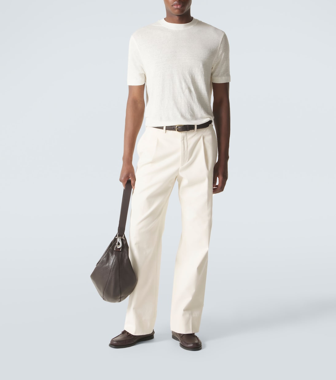 Linen-blend T-shirt | Thom Sweeney
