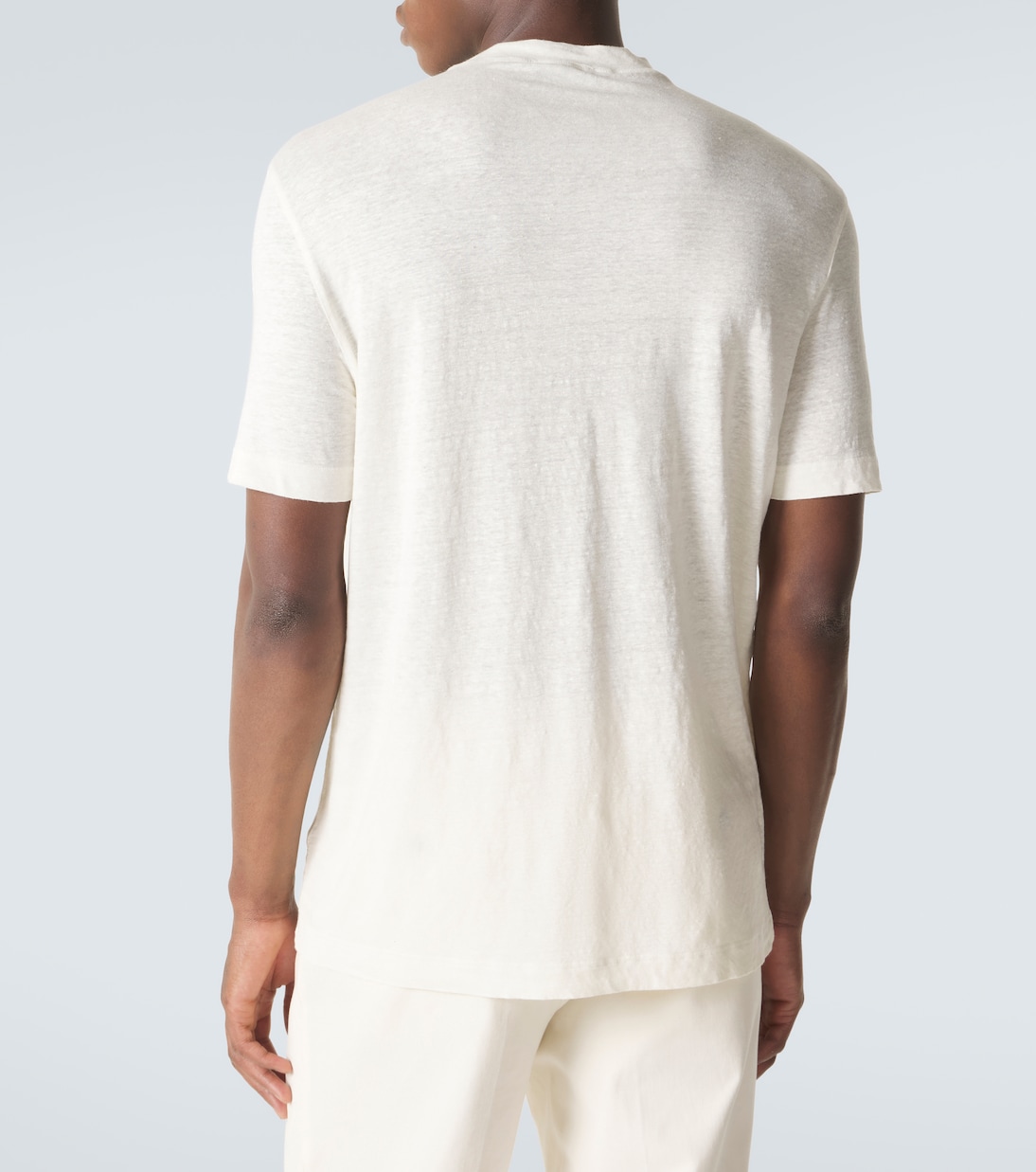 Linen-blend T-shirt | Thom Sweeney
