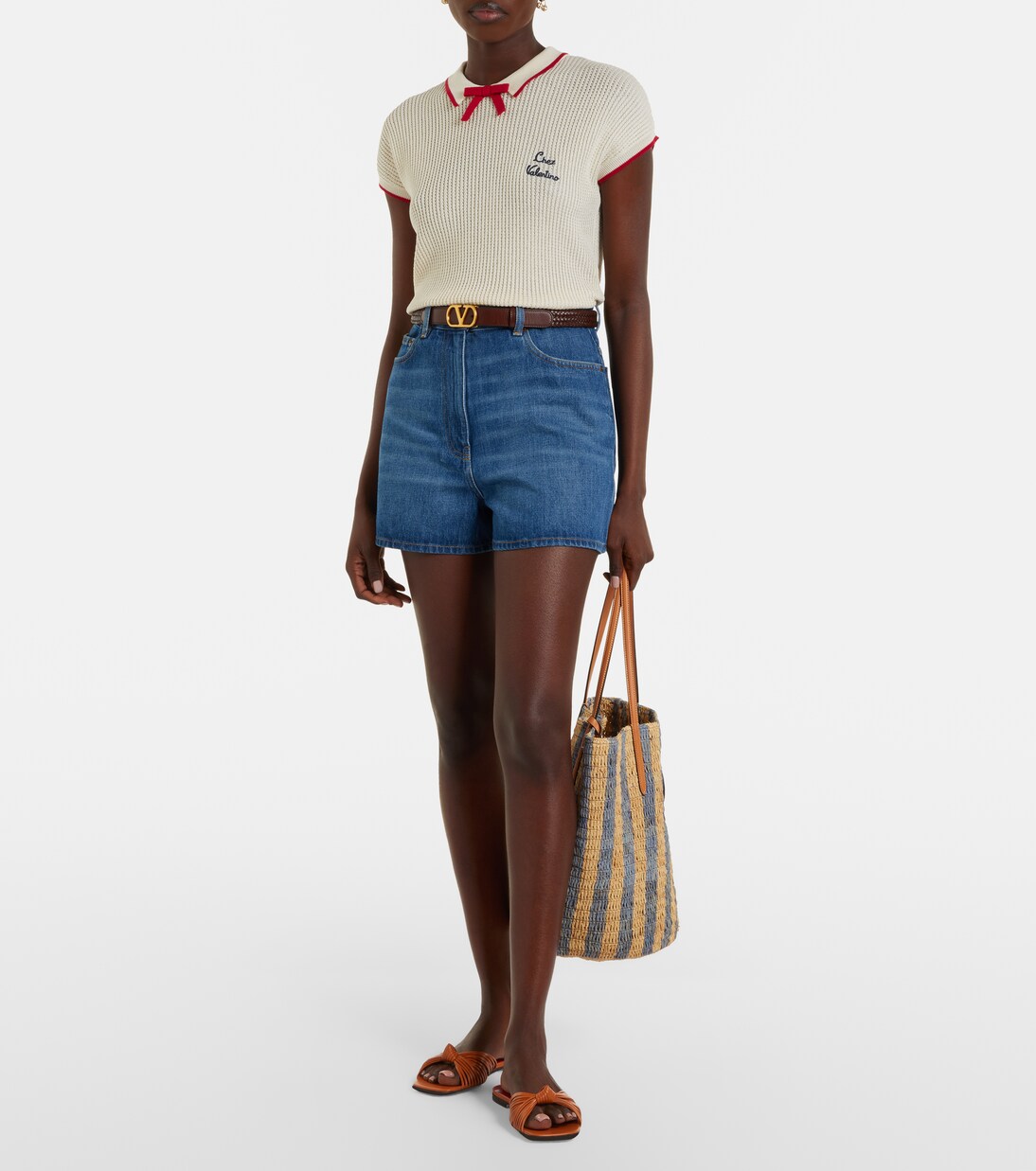 Pantoletten Annet aus Leder | Valentino Garavani