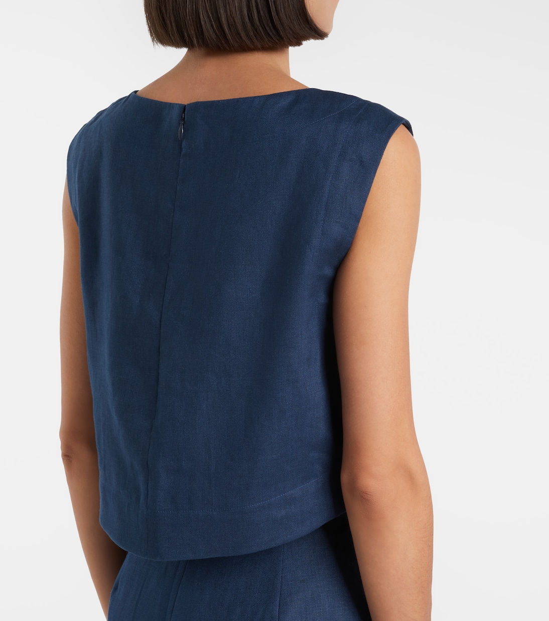 Martina linen crop top | Posse