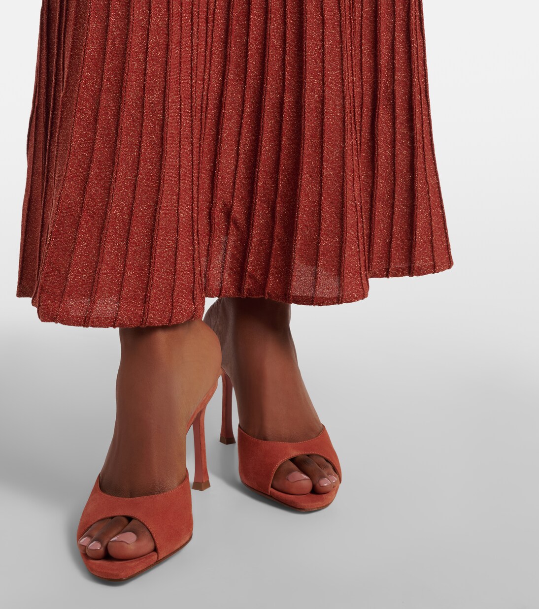 Alexa suede mules | Amina Muaddi