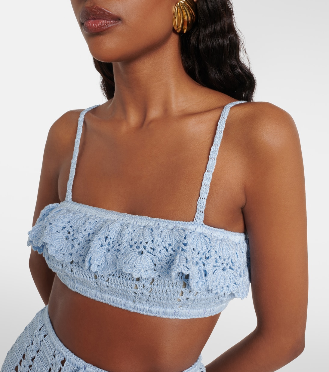 Bralette aus Häkelstrick | Anna Kosturova