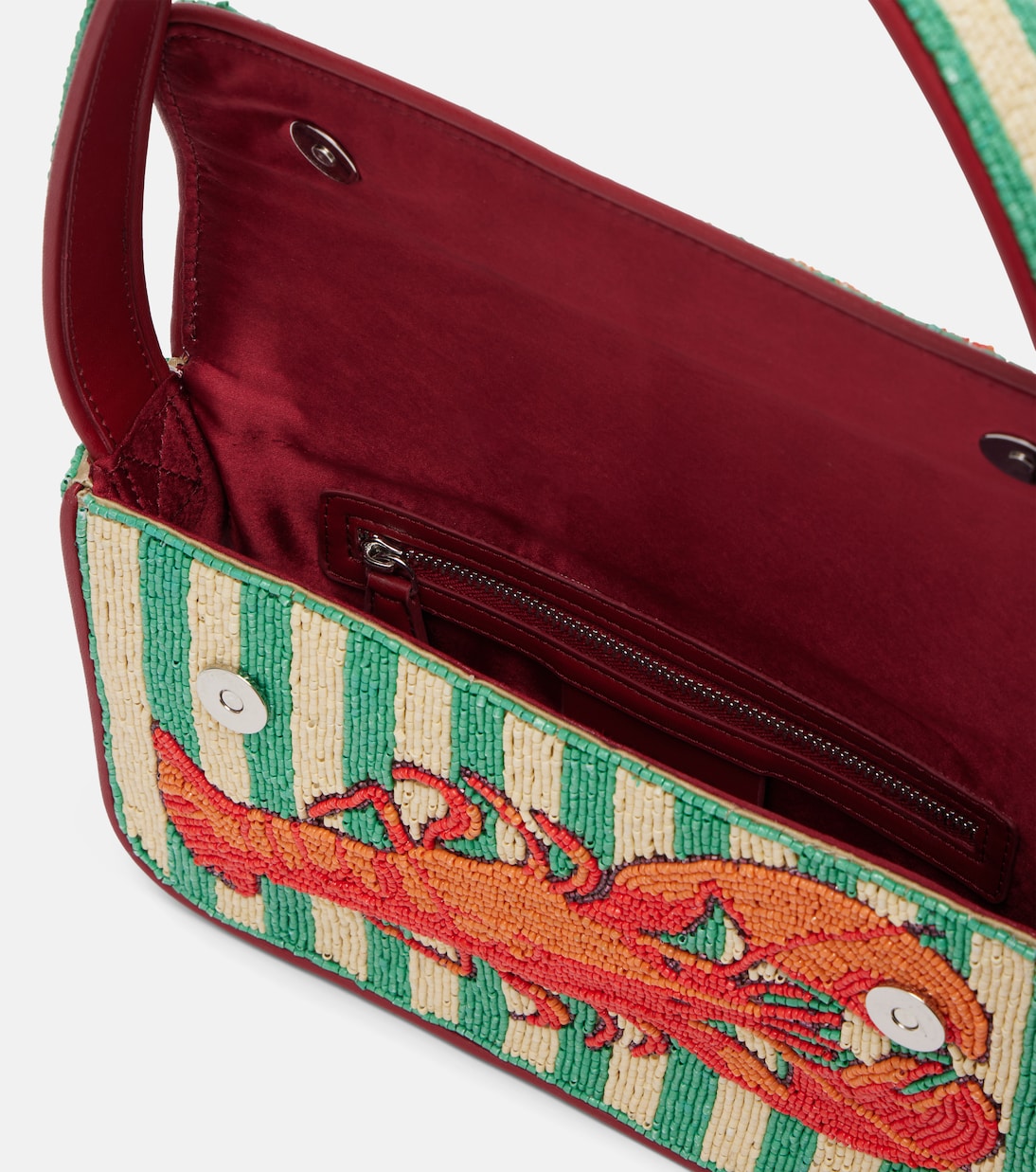 Tommy beaded shoulder bag | Staud