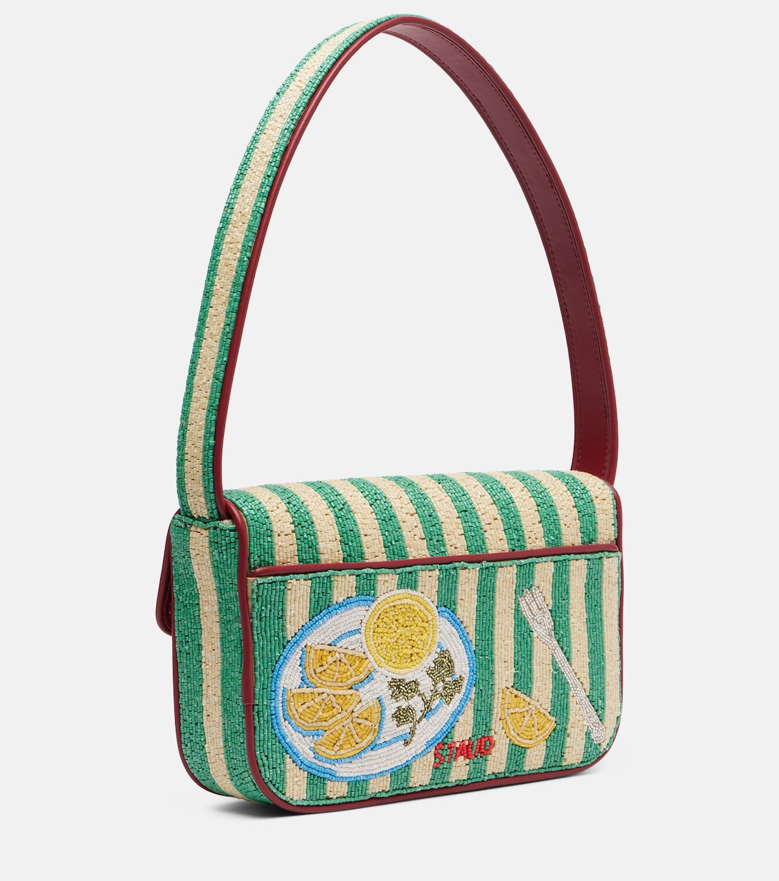 Tommy beaded shoulder bag | Staud