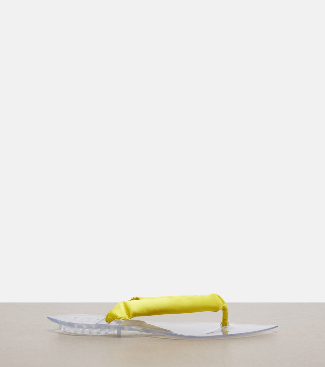 Invisible satin thong sandals | Alaïa