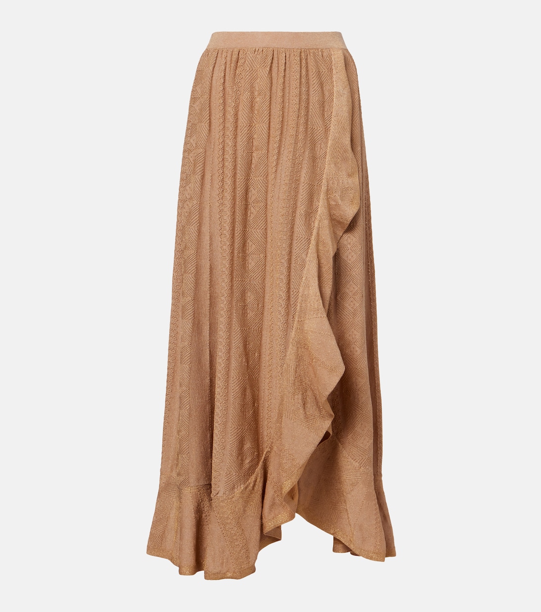 Aster pointelle lamé maxi skirt | Zimmermann