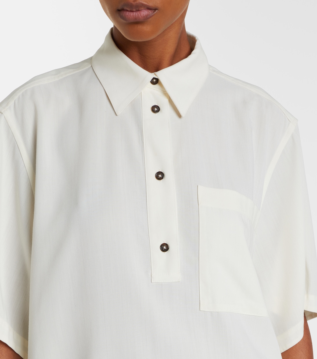 Oversized polo shirt | Toteme
