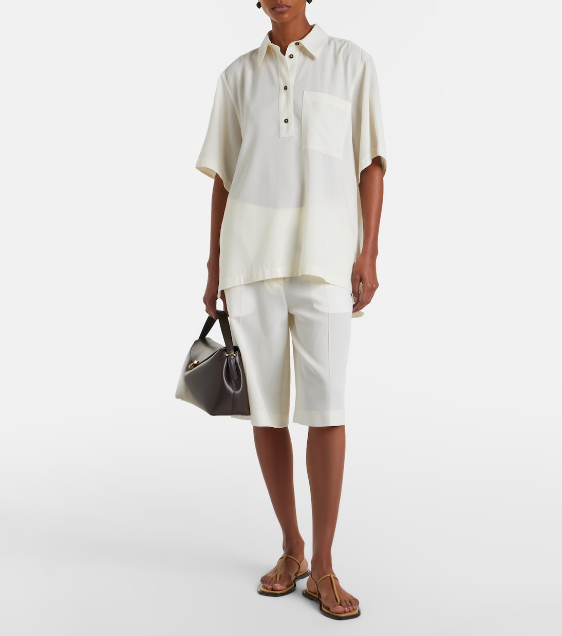 Oversized polo shirt | Toteme
