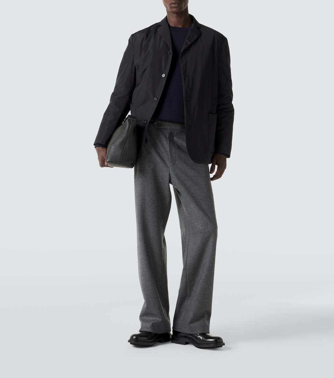 Pantalones anchos de lana | Jil Sander