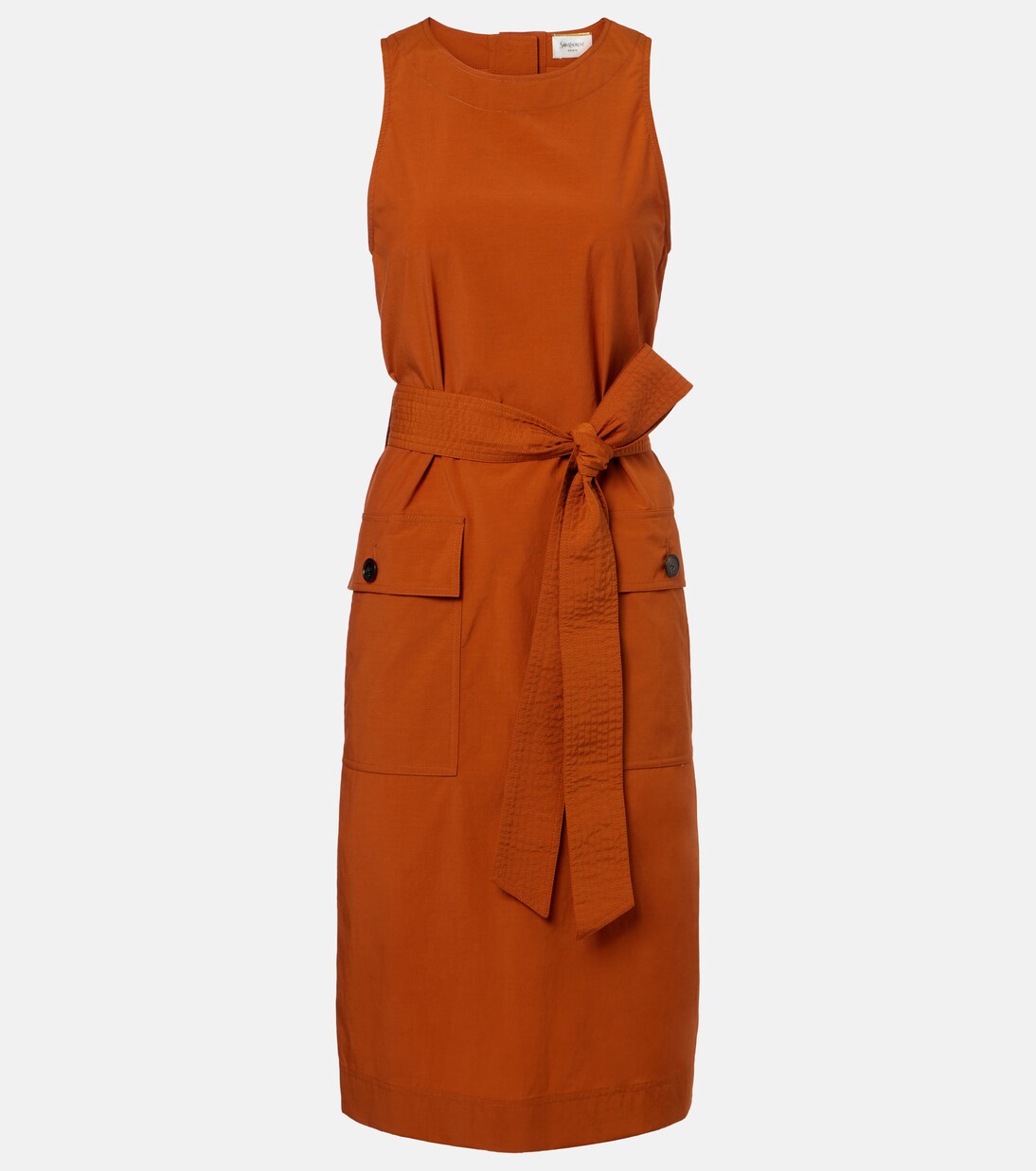 Belted midi dress | Saint Laurent