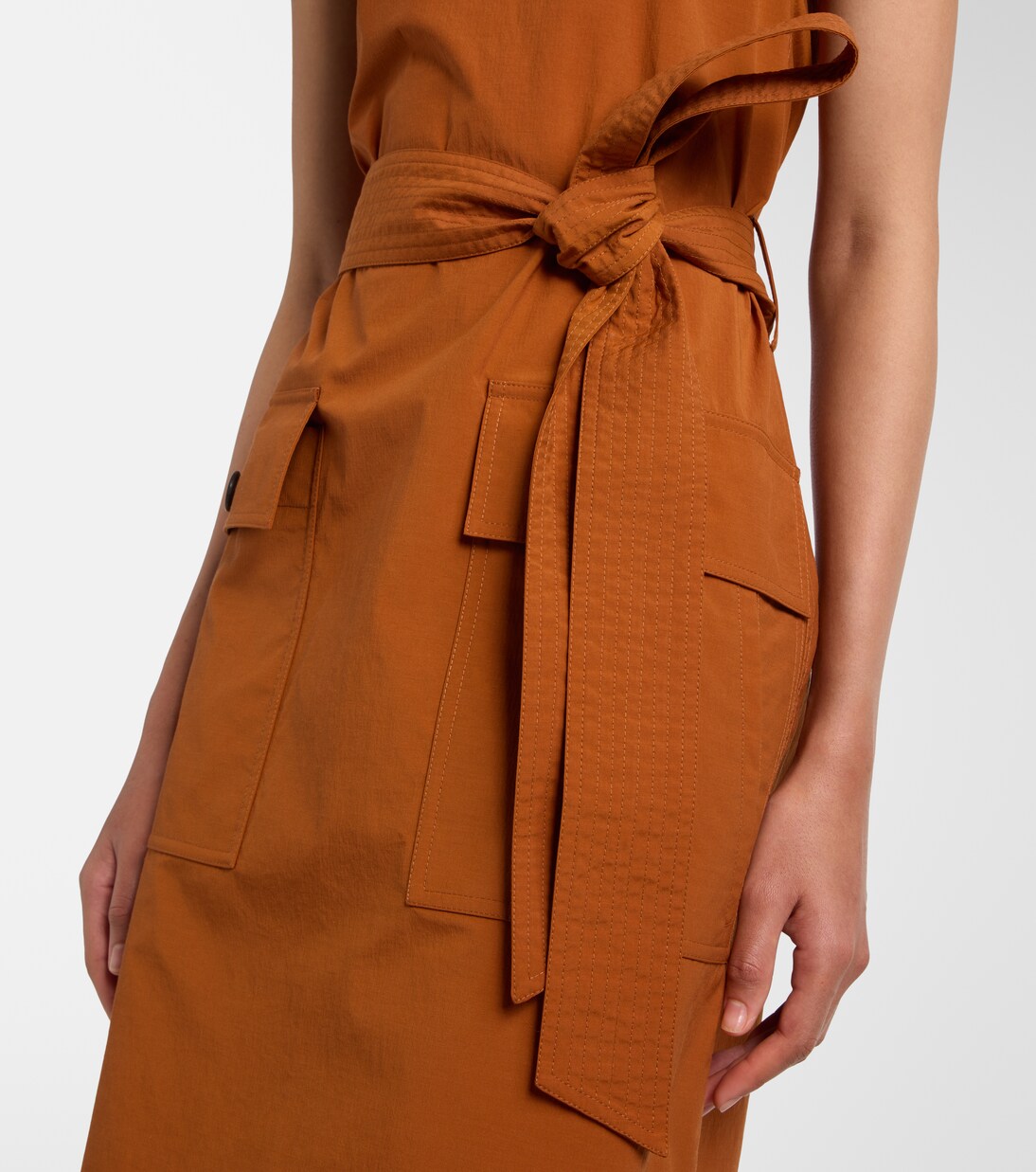 Belted midi dress | Saint Laurent
