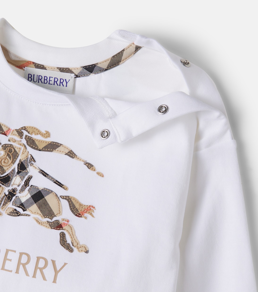 Baby printed cotton onesie | Burberry Kids