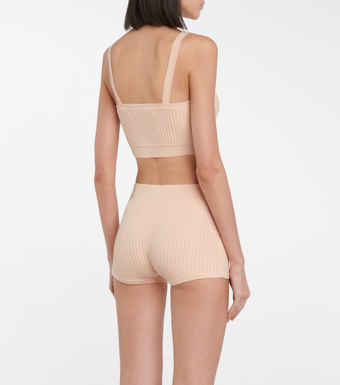 Ribbed-knit crop top | Live The Process