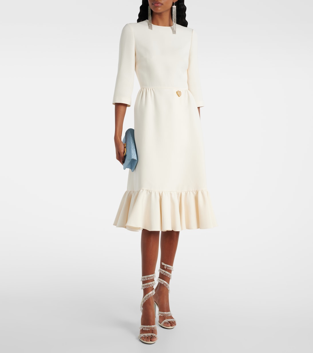 Sandali Chandelier in pelle con cristalli | Rene Caovilla