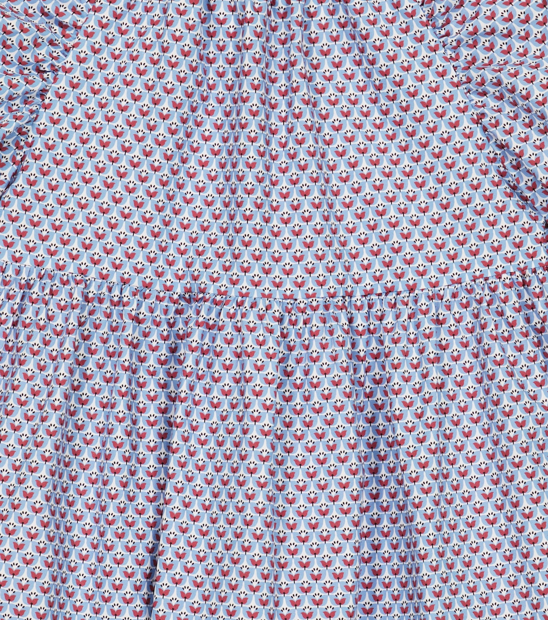 Robe imprimée en coton | Il Gufo