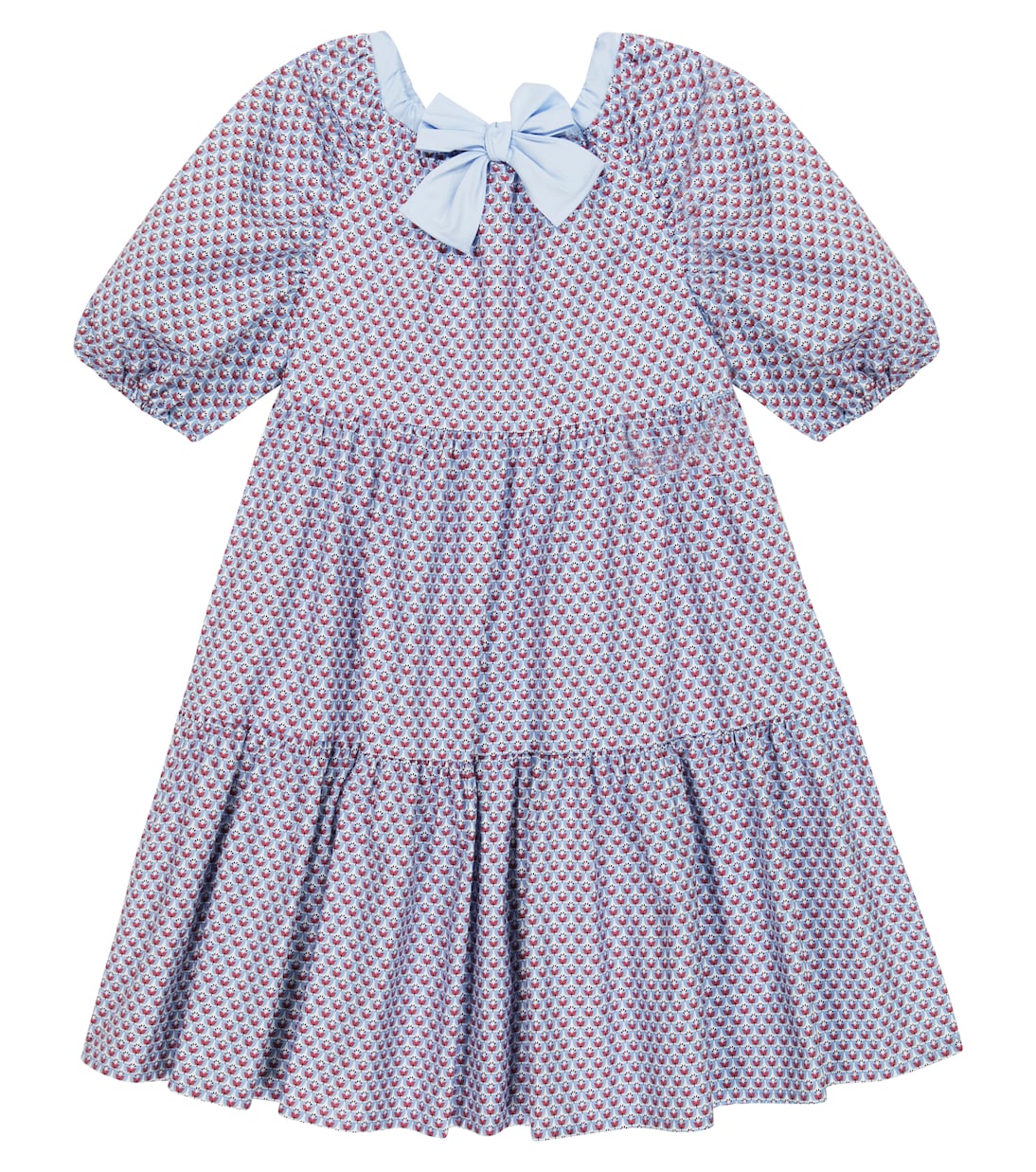 Robe imprimée en coton | Il Gufo