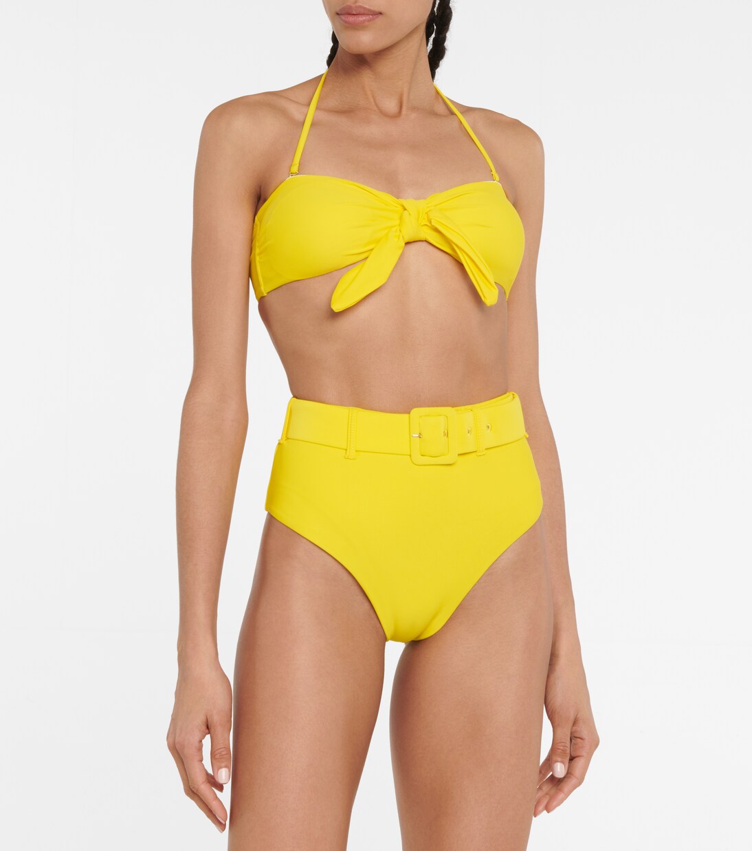 Culotte de bikini Luciana à taille haute | Rebecca Vallance