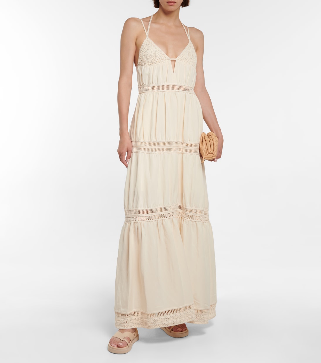 Maxikleid Rocky aus einem Leinengemisch | Simkhai