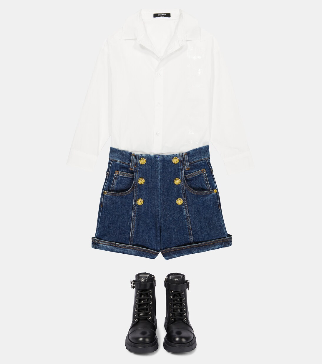 Short en jean | Balmain Kids