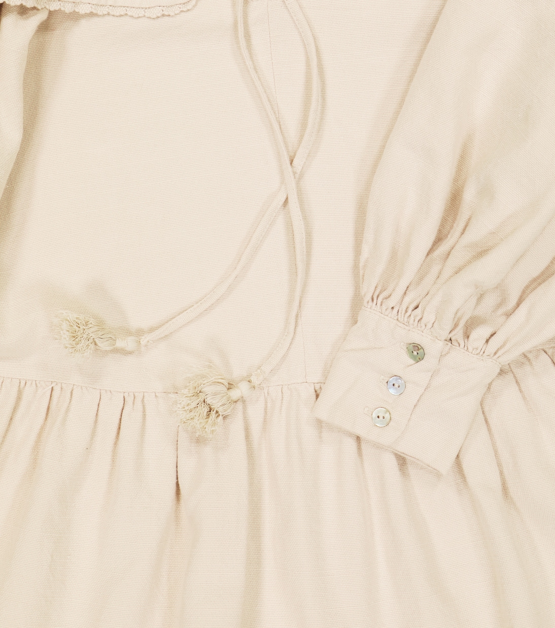 Robe midi Geraldine brodée en coton | The New Society