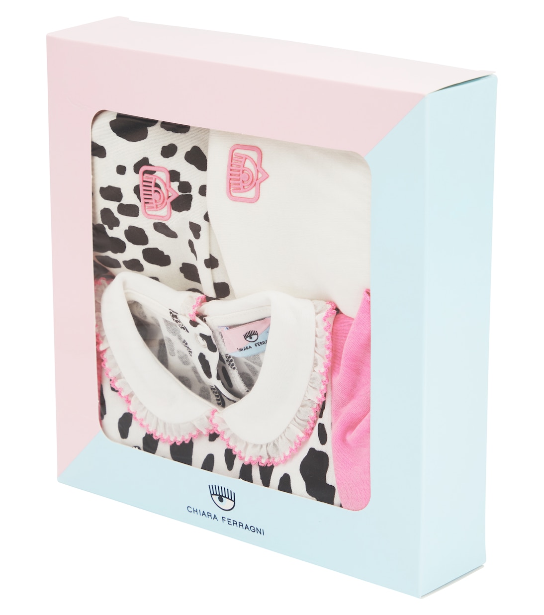 Baby Set aus Strampler, Lätzchen und Mütze | Monnalisa