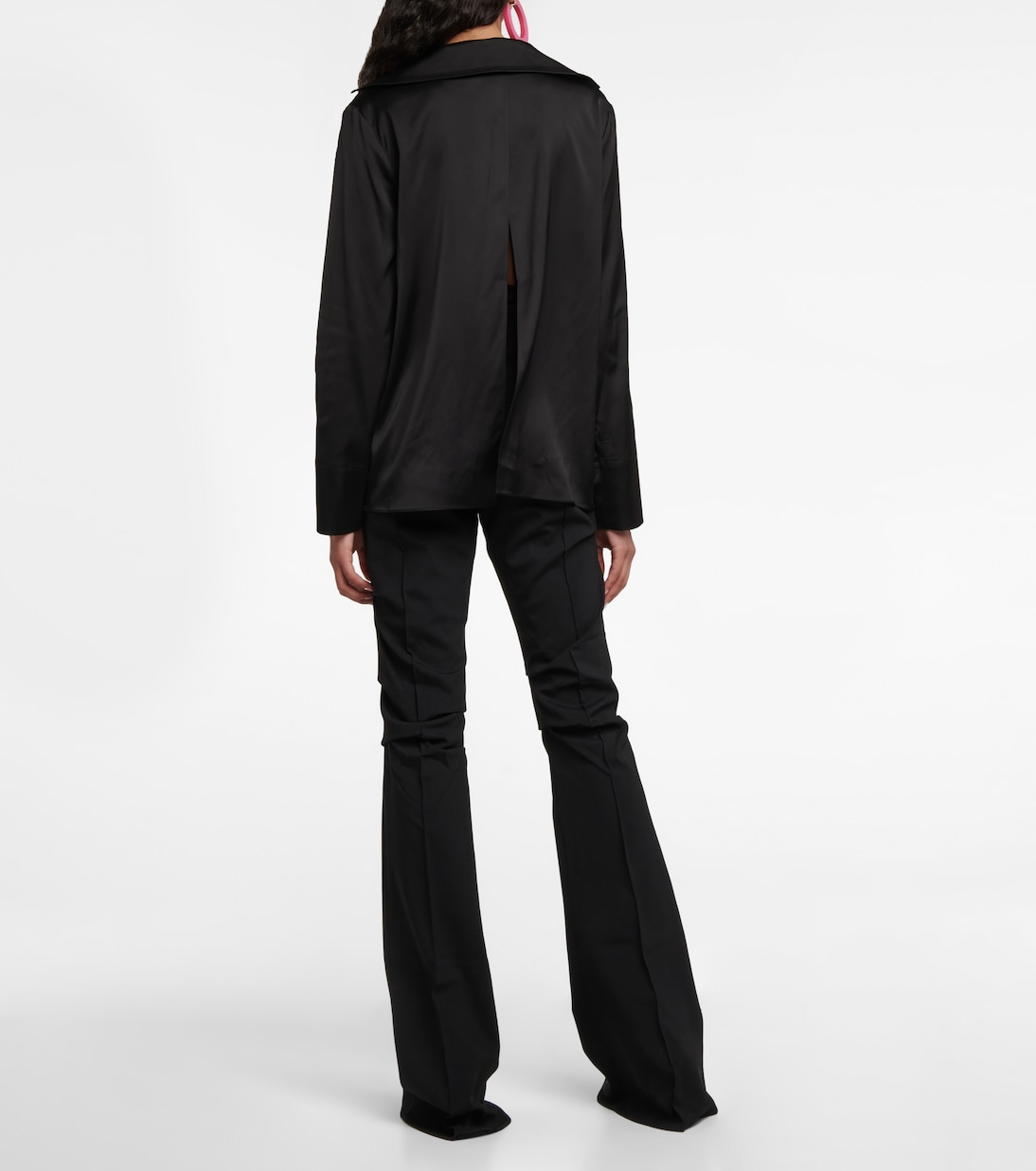 Hemd La Chemise Notte aus Satin | Jacquemus