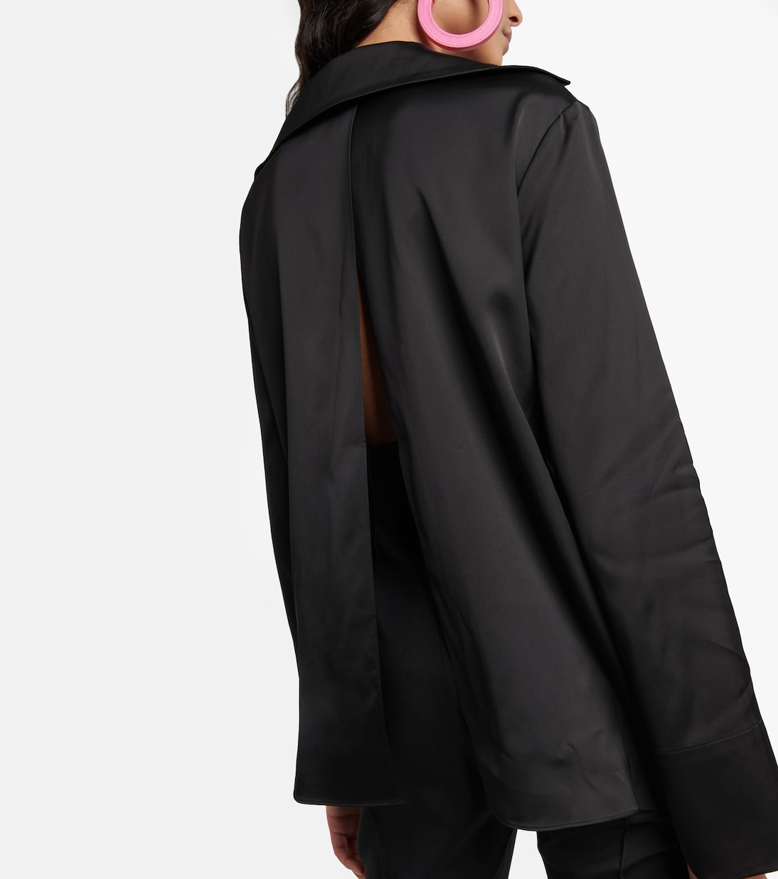 Hemd La Chemise Notte aus Satin | Jacquemus