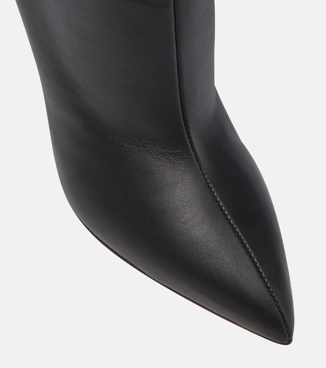 Fringed leather over-the-knee boots | Paris Texas