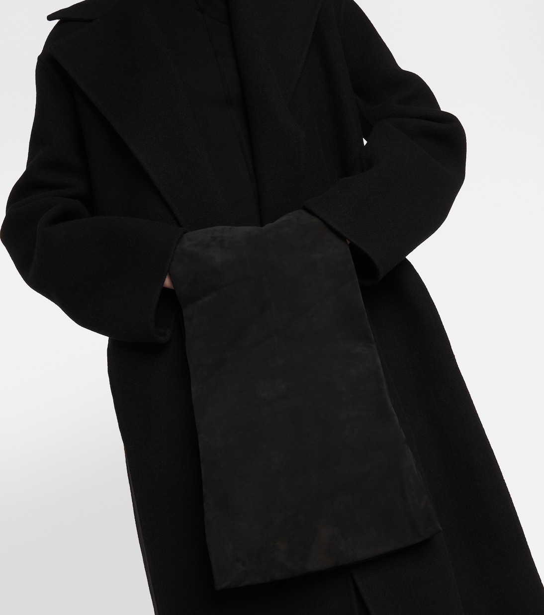 Tasche Glove aus Veloursleder | The Row