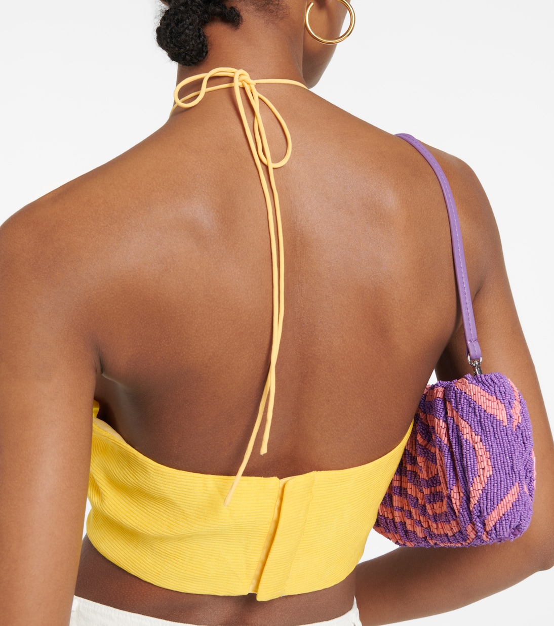 Top cropped Kyr con scollo all’americana | Staud