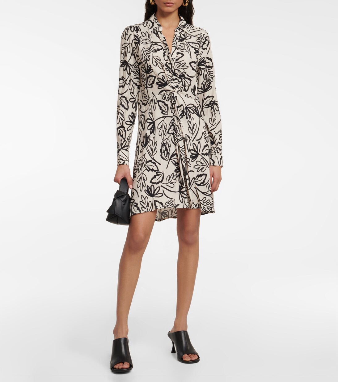 Miniabito Stephie in crêpe con stampa | Velvet