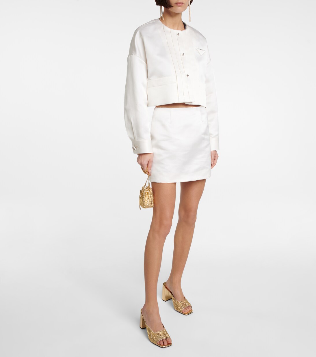 Mules adornados con cristales | Prada