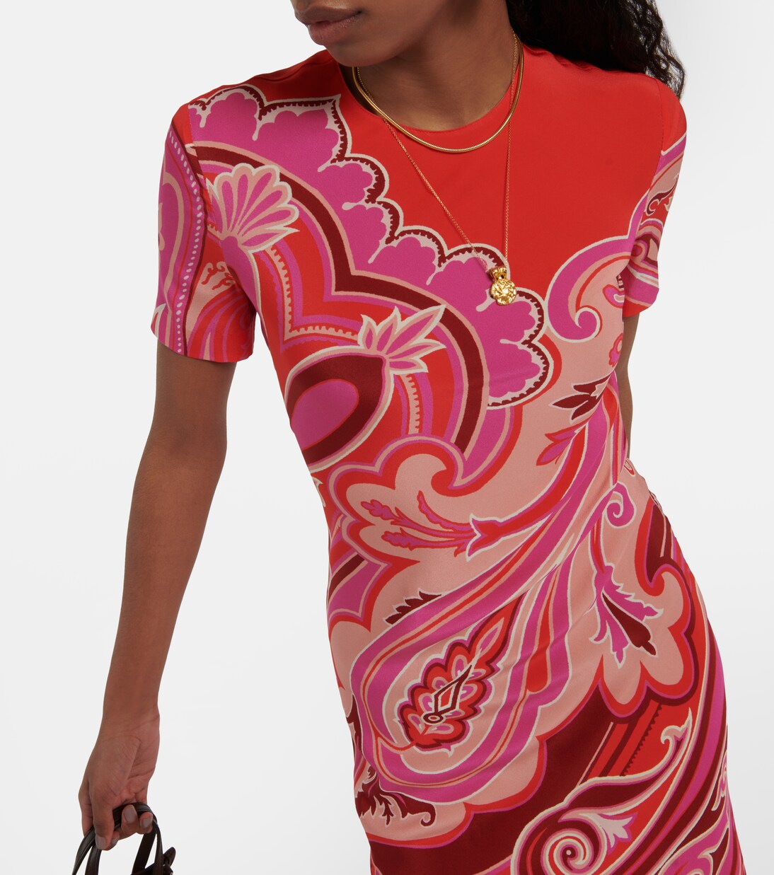 Bedruckte Robe aus Seide | Etro