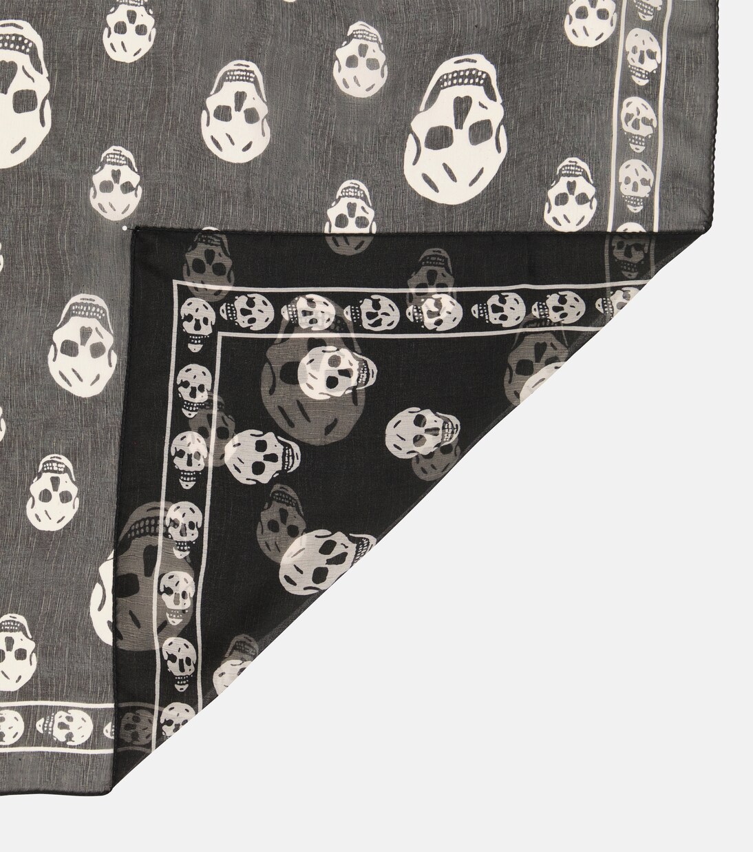 Printed silk scarf | McQueen